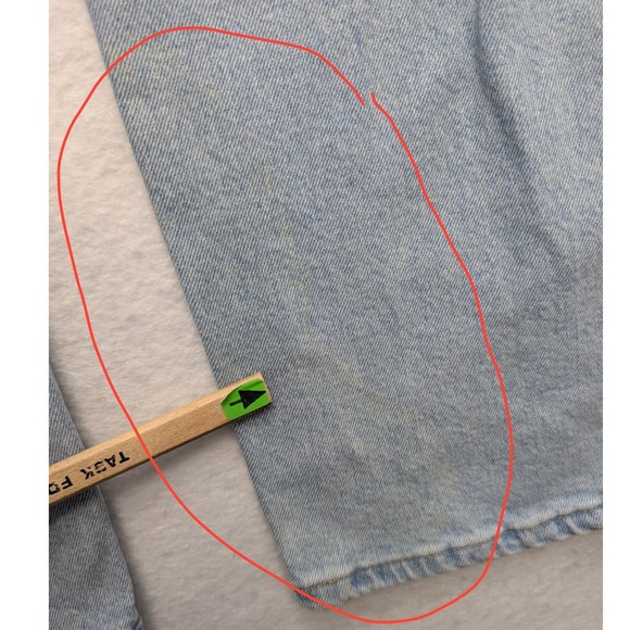 Wrangler Jeans Men 33x30 Light Blue Straight Leg Premium Quality 1096FXVBI - Picture 9 of 16